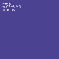 #4B4391 - Victoria Color Image