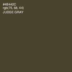 #4B442C - Judge Gray Color Image