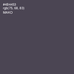 #4B4453 - Mako Color Image