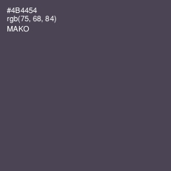 #4B4454 - Mako Color Image