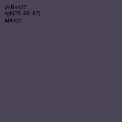 #4B4457 - Mako Color Image