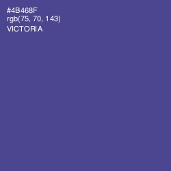 #4B468F - Victoria Color Image