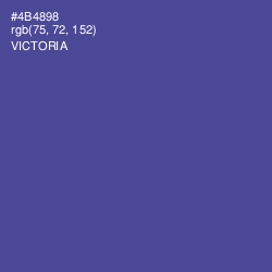 #4B4898 - Victoria Color Image