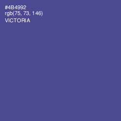 #4B4992 - Victoria Color Image