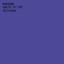 #4B4998 - Victoria Color Image