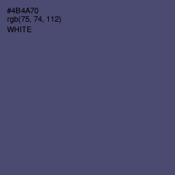 #4B4A70 - East Bay Color Image