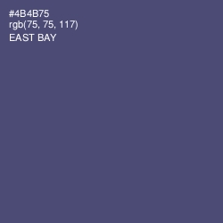 #4B4B75 - East Bay Color Image