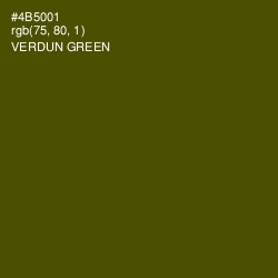 #4B5001 - Verdun Green Color Image