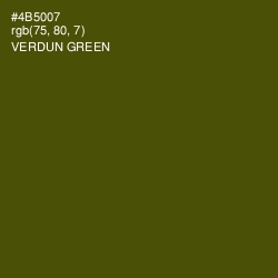 #4B5007 - Verdun Green Color Image