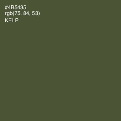 #4B5435 - Kelp Color Image