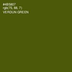 #4B5807 - Verdun Green Color Image