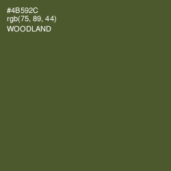 #4B592C - Woodland Color Image