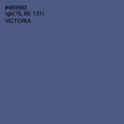 #4B5983 - Victoria Color Image