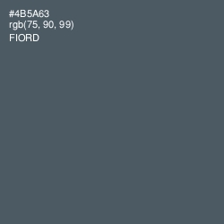 #4B5A63 - Fiord Color Image