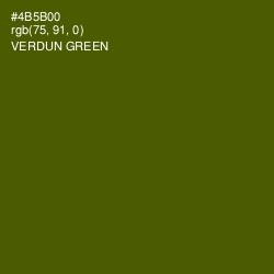 #4B5B00 - Verdun Green Color Image