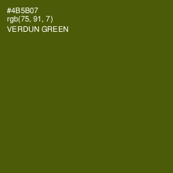#4B5B07 - Verdun Green Color Image