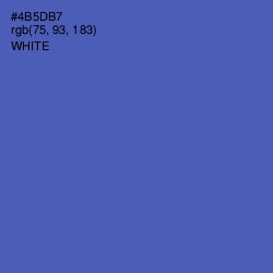 #4B5DB7 - San Marino Color Image