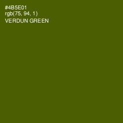 #4B5E01 - Verdun Green Color Image