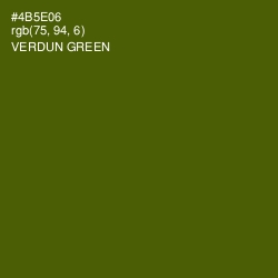 #4B5E06 - Verdun Green Color Image
