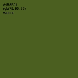 #4B5F21 - Woodland Color Image