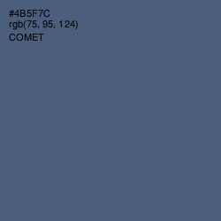 #4B5F7C - Comet Color Image