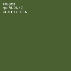 #4B6031 - Chalet Green Color Image