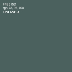 #4B615D - Finlandia Color Image