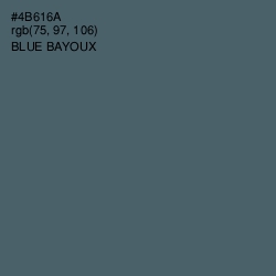 #4B616A - Blue Bayoux Color Image