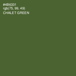 #4B6331 - Chalet Green Color Image