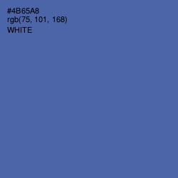 #4B65A8 - San Marino Color Image