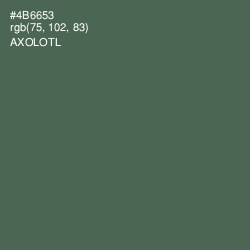 #4B6653 - Axolotl Color Image