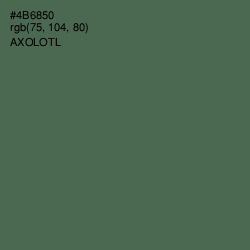 #4B6850 - Axolotl Color Image