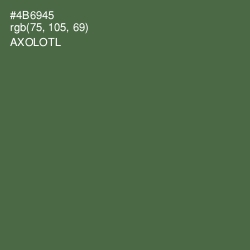 #4B6945 - Axolotl Color Image