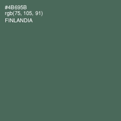 #4B695B - Finlandia Color Image