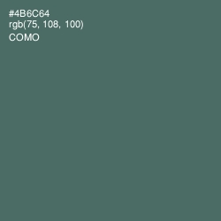 #4B6C64 - Como Color Image