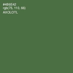 #4B6E42 - Axolotl Color Image