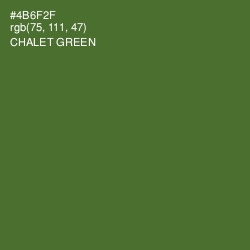 #4B6F2F - Chalet Green Color Image