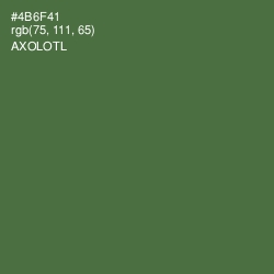 #4B6F41 - Axolotl Color Image