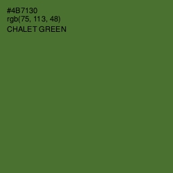 #4B7130 - Chalet Green Color Image