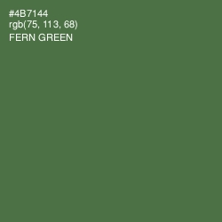 #4B7144 - Fern Green Color Image