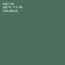 #4B715E - Finlandia Color Image