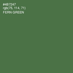 #4B7247 - Fern Green Color Image