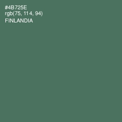 #4B725E - Finlandia Color Image