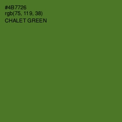 #4B7726 - Chalet Green Color Image