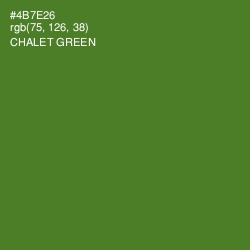 #4B7E26 - Chalet Green Color Image