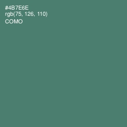 #4B7E6E - Como Color Image