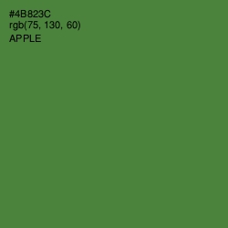 #4B823C - Apple Color Image