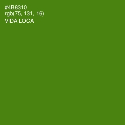 #4B8310 - Vida Loca Color Image