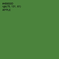 #4B833D - Apple Color Image