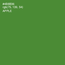 #4B8B36 - Apple Color Image